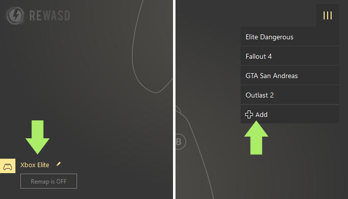 Map Controller to Keyboard Adjust Stick Response reWASD