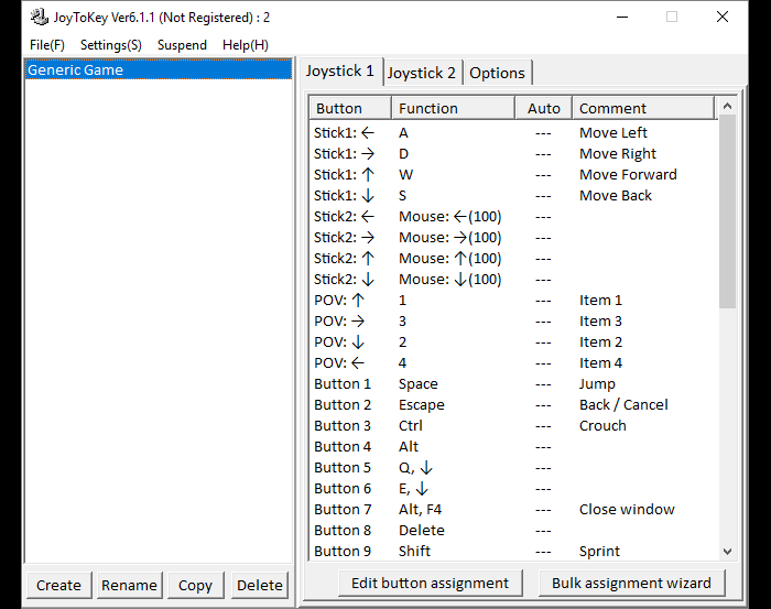 glovepie controller mapping program