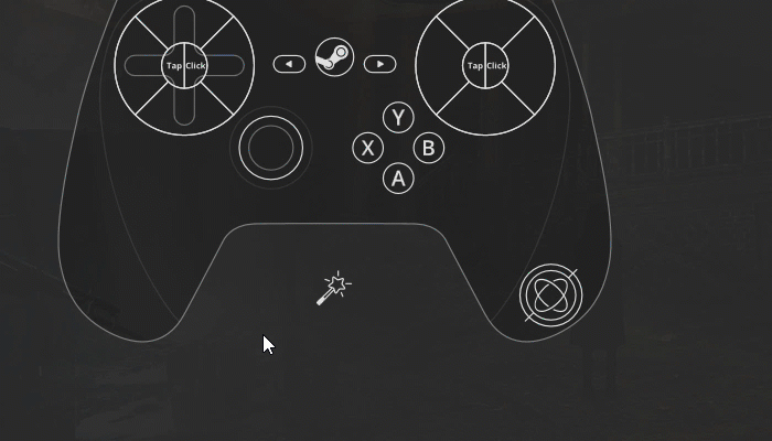 How to configure Steam controller without Big Picture