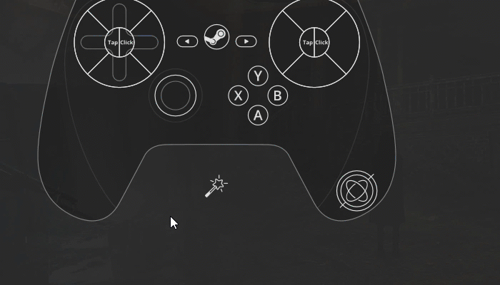 steam controller without big picture