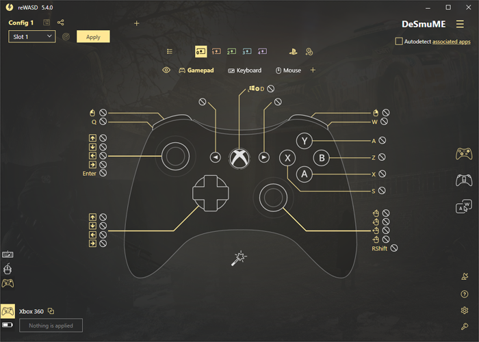 Create a DeSmuME controller support preset