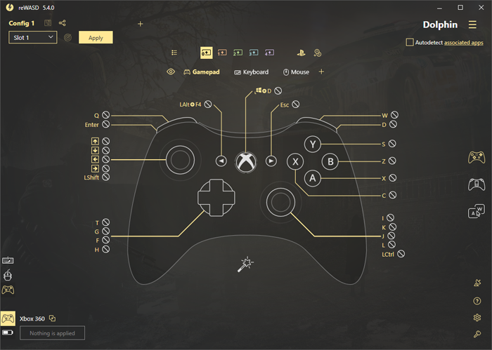 jnes emulator keyboard controls