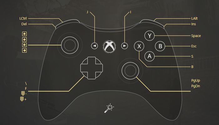 How to use controller as mouse and control PC with Xbox controller