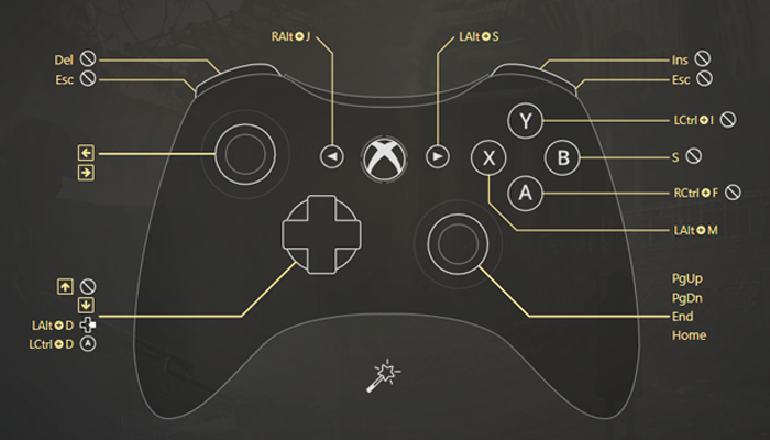 How to use controller as mouse and control PC with Xbox controller