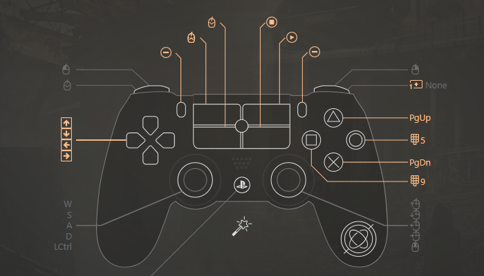 joystick to keyboard mapper