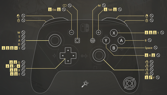 How to use JoyCons on PC as one controller with reWASD 4.1, and remap  PowerA Nintendo Switch controller on PC