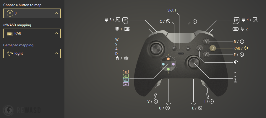 gamepad mapper