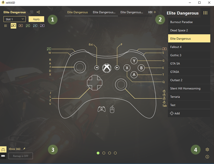 ds4 controller profiles