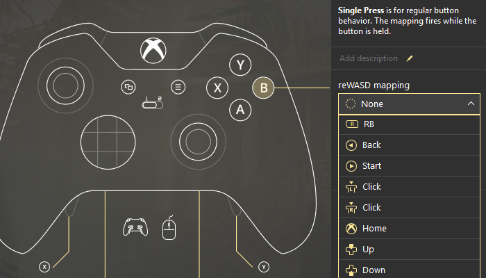 buste kraan Waakzaamheid reWASD 4.0. Xbox 360 controller emulator and macro controller creator: add  controller button macros and customize the layout with new features!
