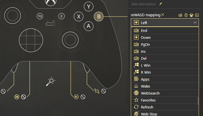 Mapping Controller to Keyboard Xbox 360 to Keyboard reWASD