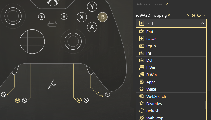 rewasd controller to keyboard