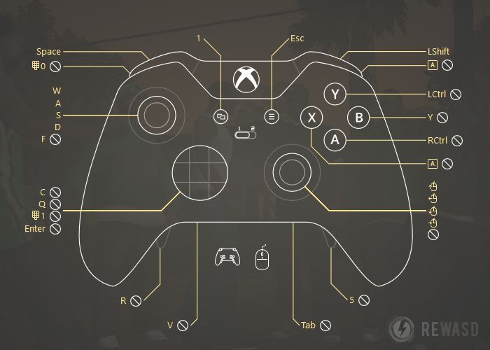 Xbox One Elite Controller App Map Controller to Keyboard