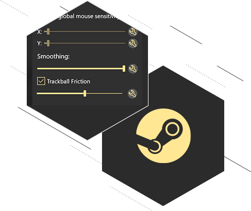 Novelties for Steam controller — Trackball mode!
