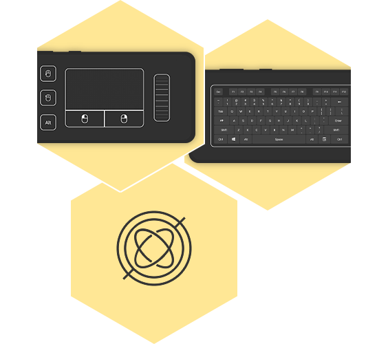 Meet new Mobile controller to fully control PC:<br>Mouse+Keyboard on the reWASD Junior Android&nbspapp