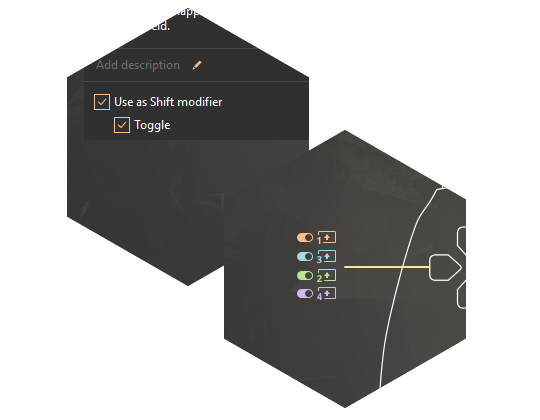 Activate the Shift mode by a single tap